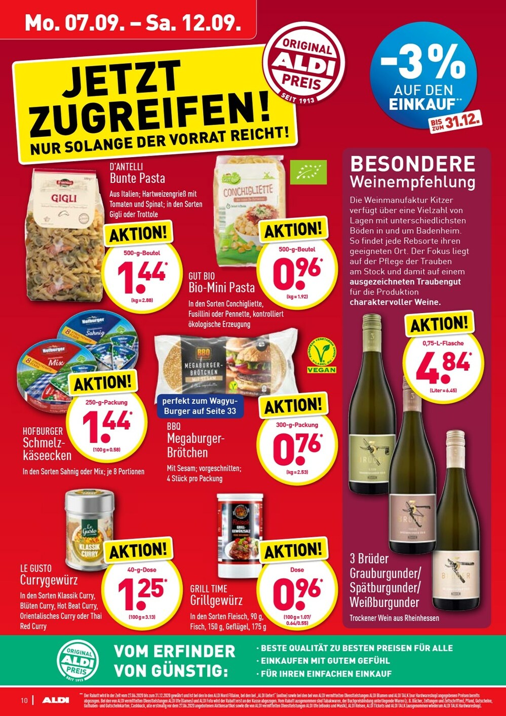 Seite 10 im Aldi Nord Prospekt