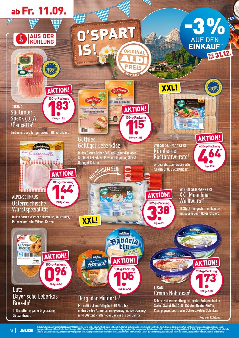 Seite 38 im Aldi Nord Prospekt