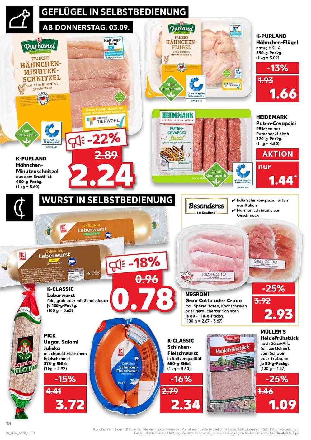 Seite 18 im Kaufland Prospekt